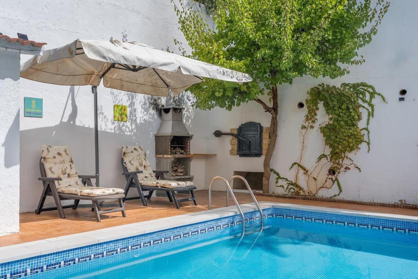 Casa Rural Vistablanca En Una Sola Planta Con Bonitas Vistas Y Piscina - Junto A La Capital Y La Alhambra Cenes De La Vega Ngoại thất bức ảnh